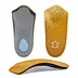 Get focused comfort with our arch half pads! These semi-length cushions provide arch support exactly where needed, fitting discreetly in dress shoes or heels. Relieves plantar fasciitis and midfoot strain without bulk.